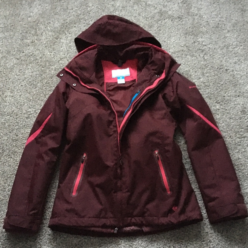 Columbia Coat Jacket transition from hot 2 cold XS